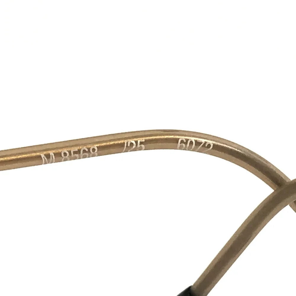 Silhouette Sunglasses M8568 /25 6072 Gold Rimless Frames with Dark Brown Lenses